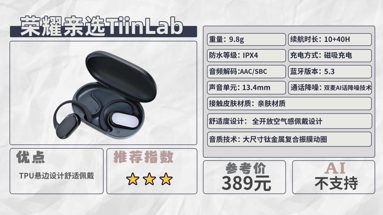 什么是开放式耳机? 全网热门开放式耳机排行榜10强揭晓