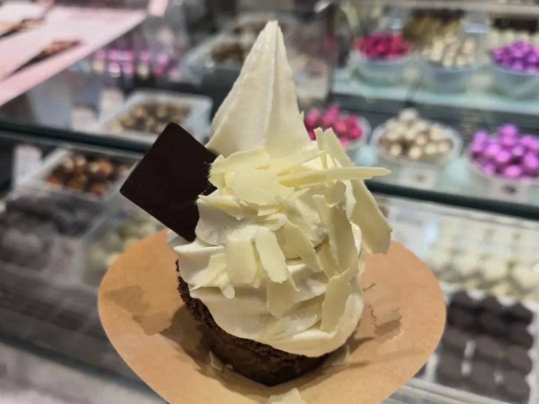 一口雪白治愈!白巧克力软冰淇淋太绝了