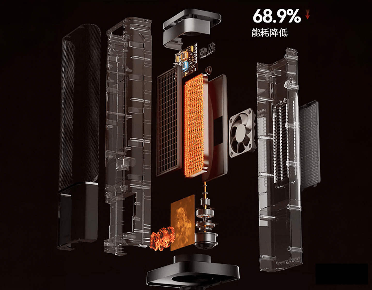 小空间速热王者！宫菱暖风机测评：欧盟认证安全无毒+母婴级柔风