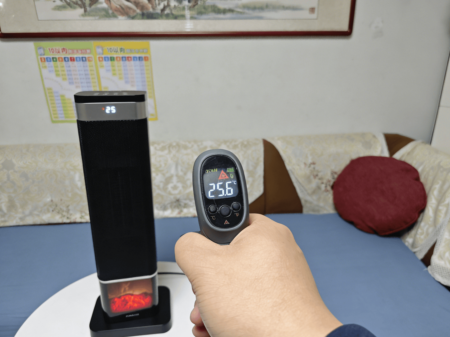 小空间速热王者！宫菱暖风机测评：欧盟认证安全无毒+母婴级柔风