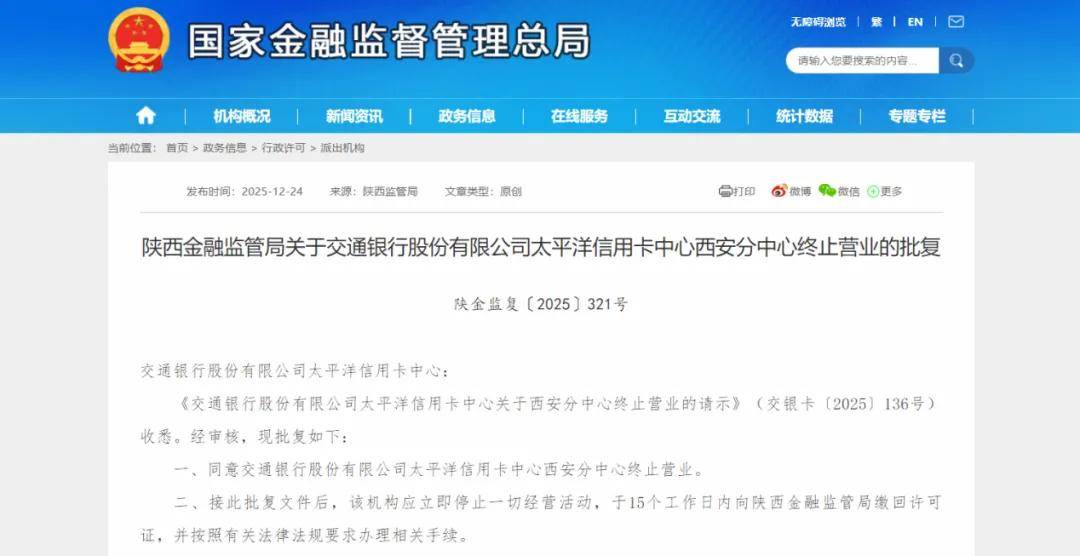 交通银行信用卡持续"瘦身":关停26家分中心 加码催收投诉多(图1)