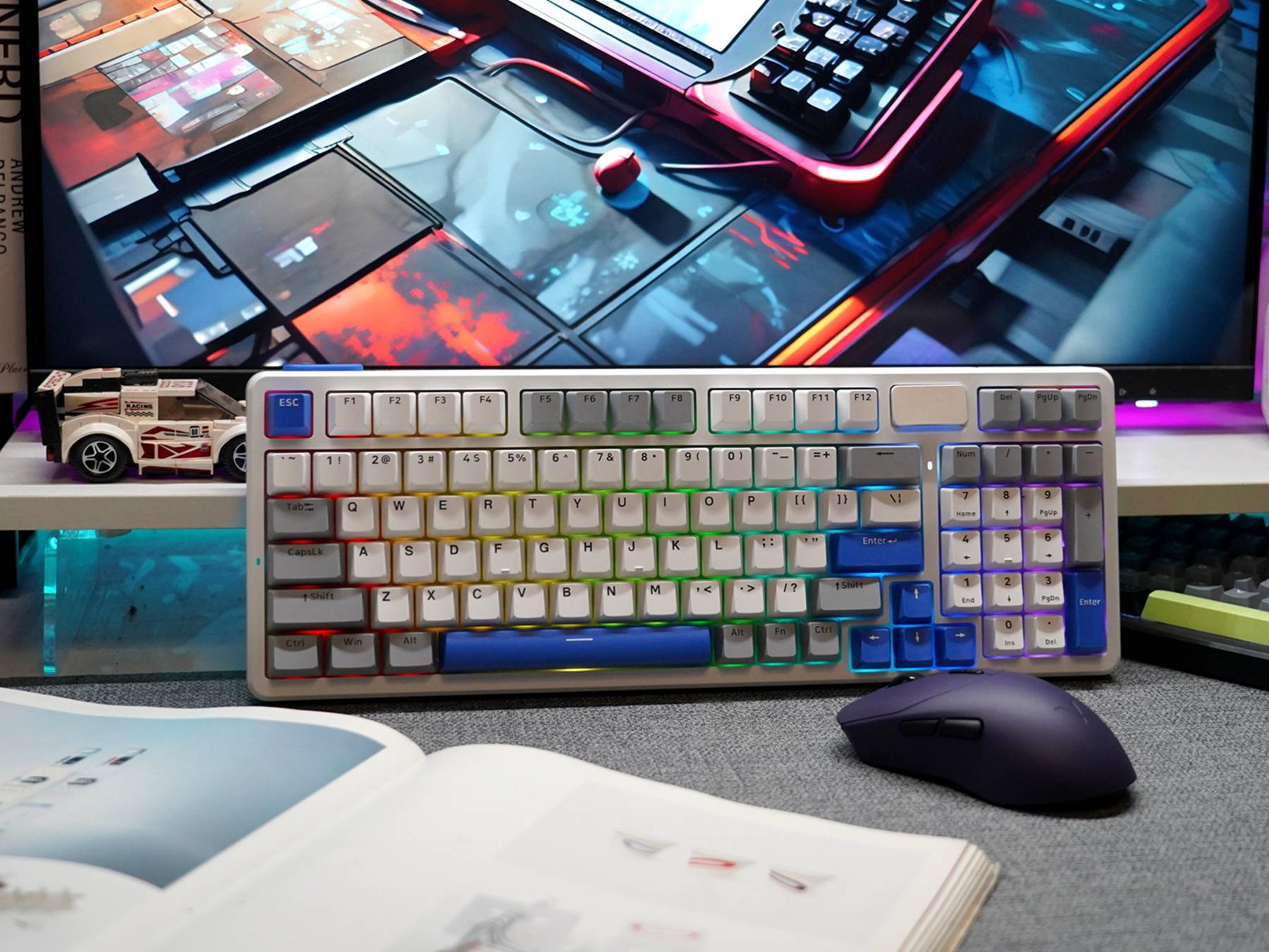 键鼠客制化难选？雷柏VT9 MAX+V700DIY-98长续航版最强续航无线键鼠套装：理想入门组合