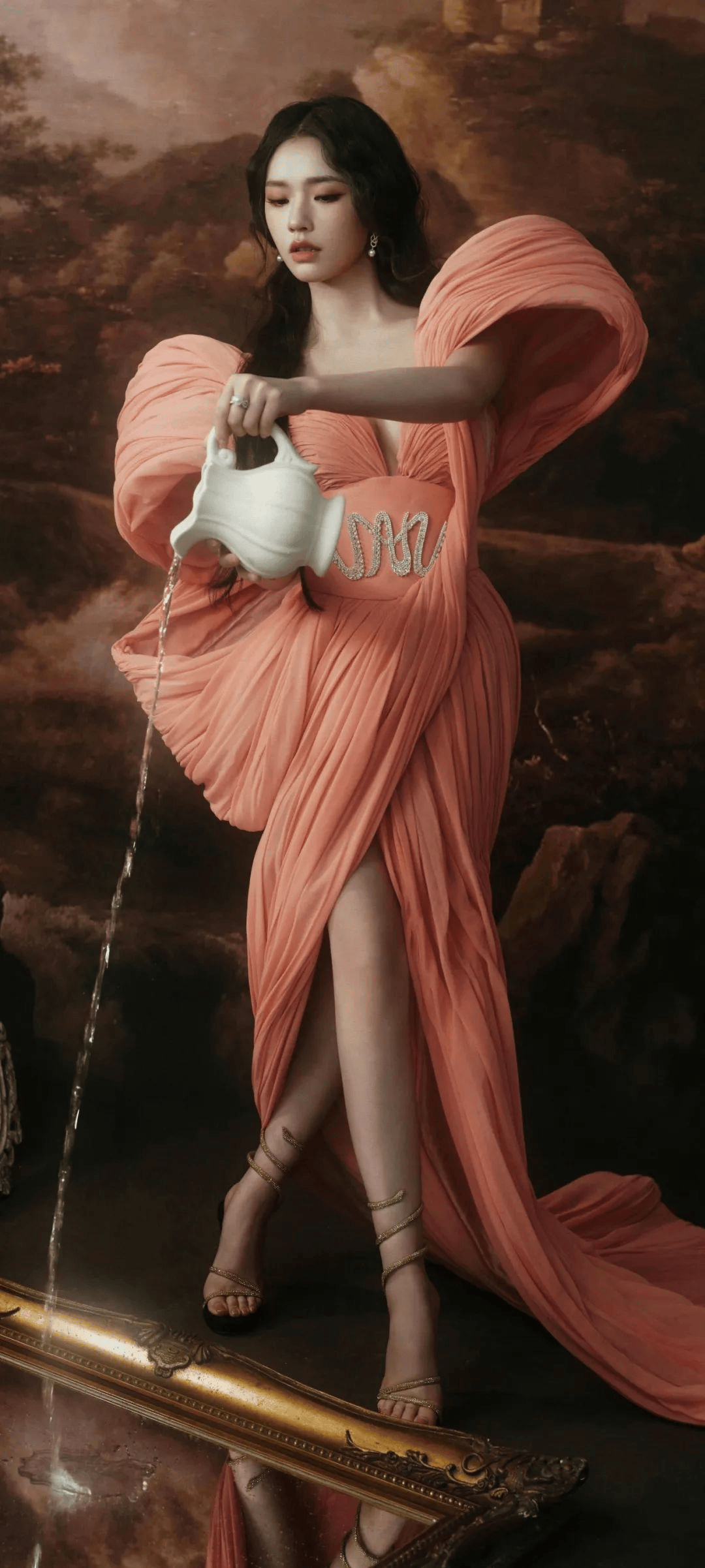 Share | 林允，西方油画中的神女！