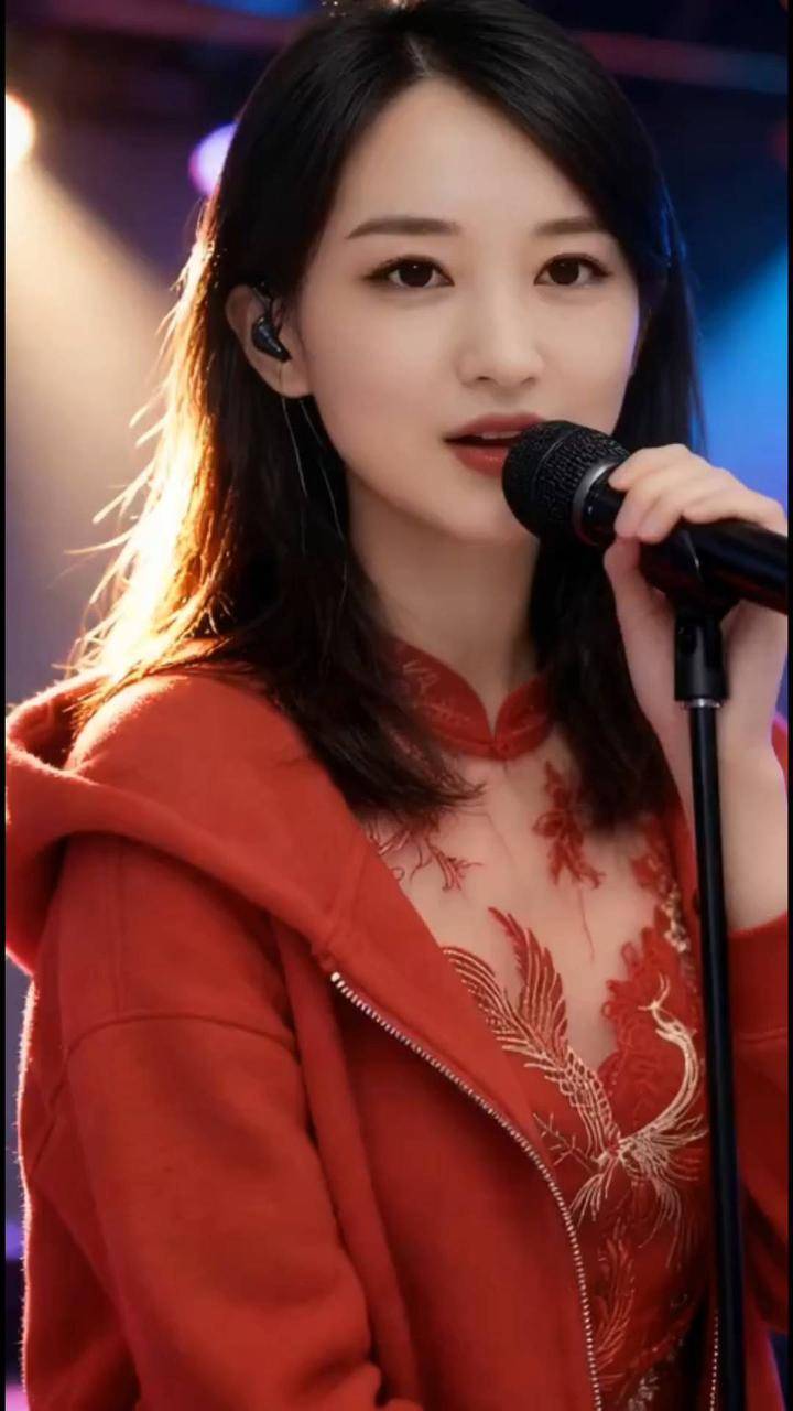 #舞台上的动人歌声# 她用动人的歌声点亮了整个夜晚