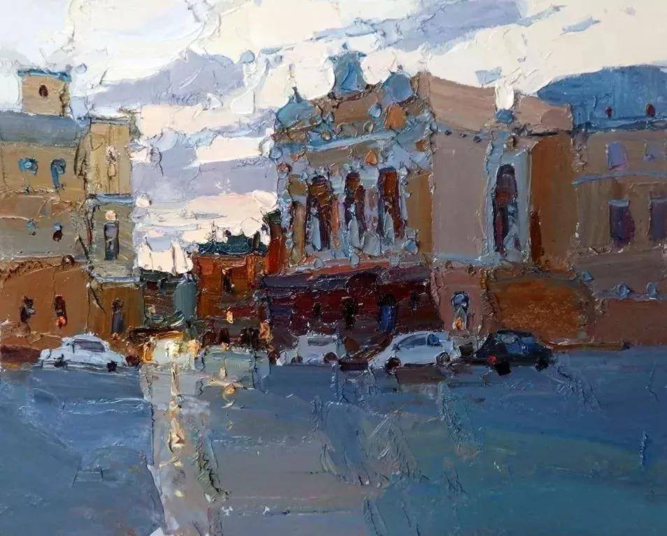 他俩的油画，看第一眼就喜欢上了