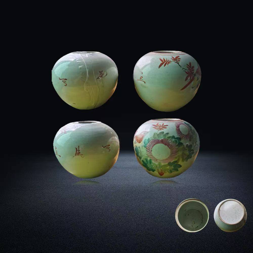 【史先生私人珍藏】精品瓷器推荐——民国浅绛彩西瓜罐