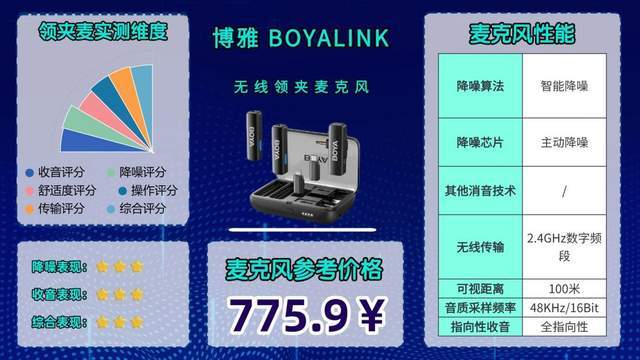 哪款领夹式麦克风降噪效果好？麦克风2026年超实用机型测评分享