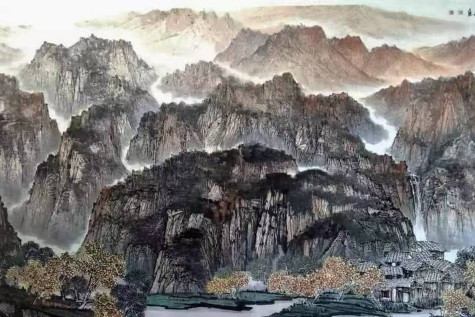 万壑雄风起 笔底山河新｜杨文善《万壑雄风》的学术价值与当代中国山水画的精神向度_个人艺术_传统