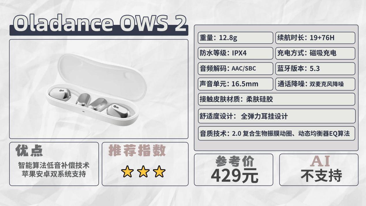 开放式耳机和入耳式耳机哪个好用?2026十款热门开放式耳机实测推荐