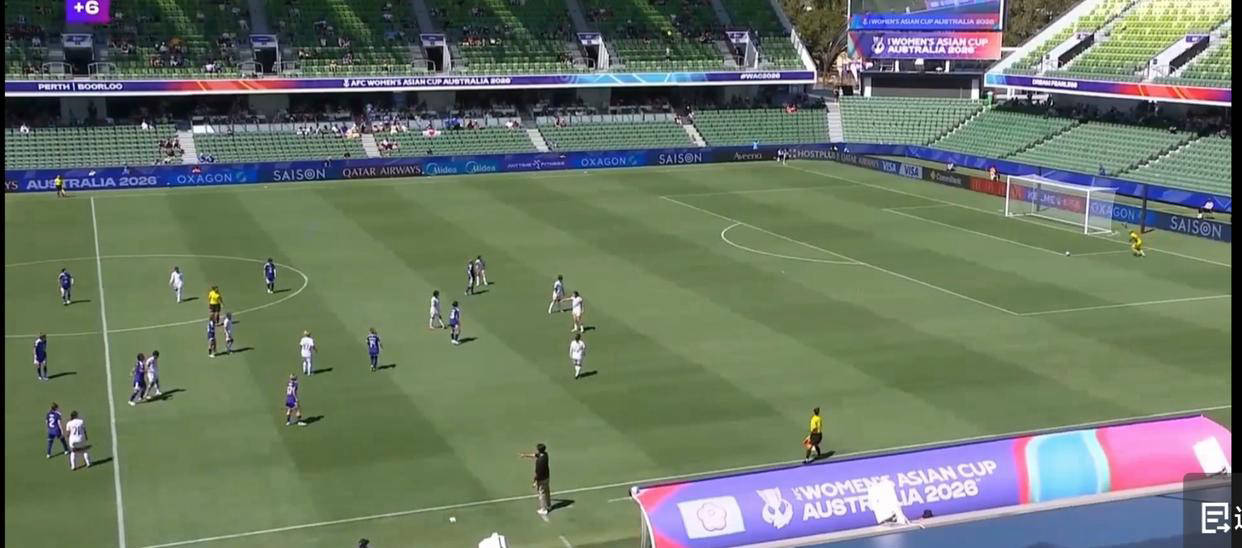 大爆冷门！中国台北女足半场0