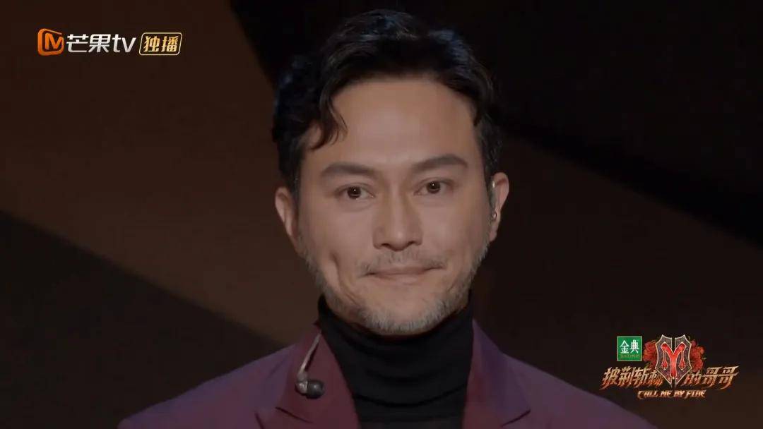 張智霖被老婆說話感動到流下男兒淚。(節目截圖)