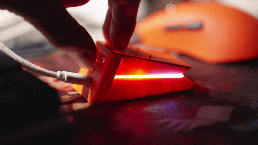 这个鼠标的颜色也太帅了吧!雷柏VT二代VT9焰影橙配色版体验分享