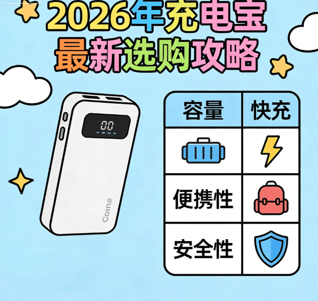 原来这么多年都选错了！充电宝怎么选择最安全耐用？2026 年充电宝最新选购攻略，建议收藏！