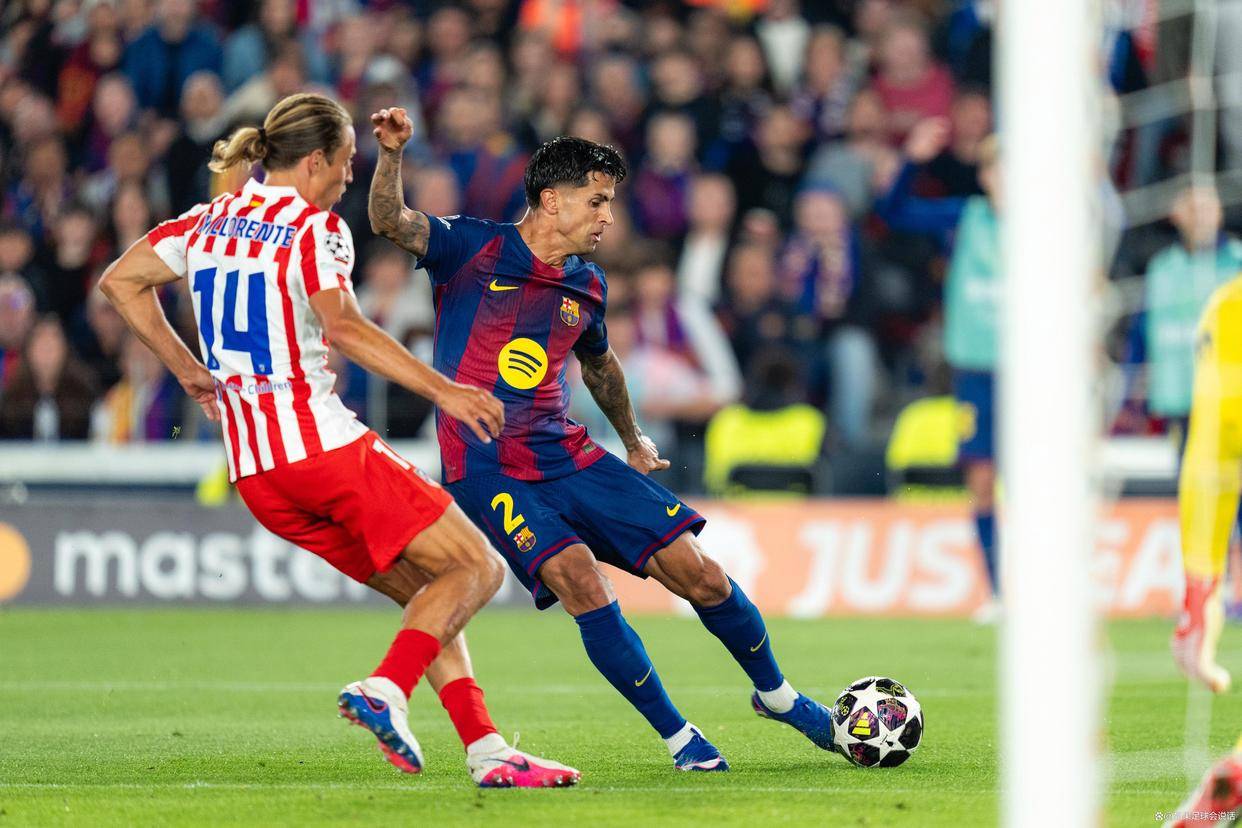 欧冠惊魂夜！巴萨主场21次射门0进球，裁判抢戏马竞偷笑
