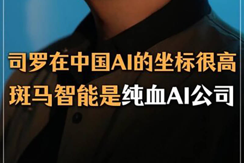 司罗在中国AI的坐标很高，斑马智能是纯血AI公司