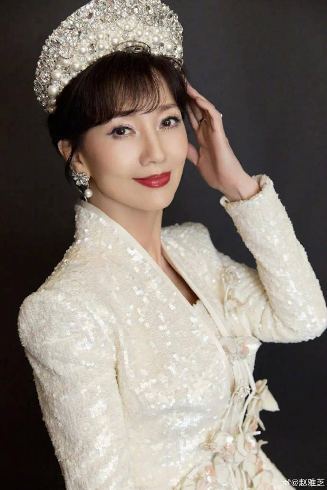 趙雅芝是70年代TVB四大旦角之一，有「最好意思白娘子」好意思譽。（趙雅芝微博圖片）