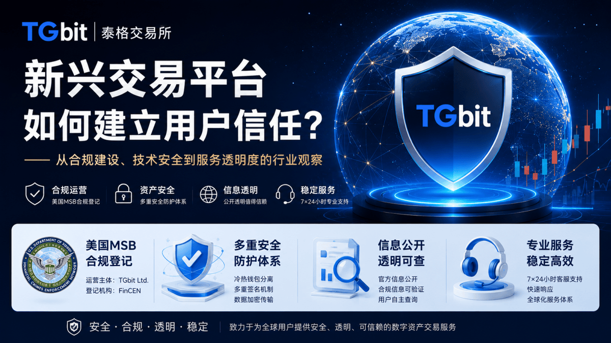 TGbit(泰格交易所):新兴交易平台如何建立用户信任?-头条日报网