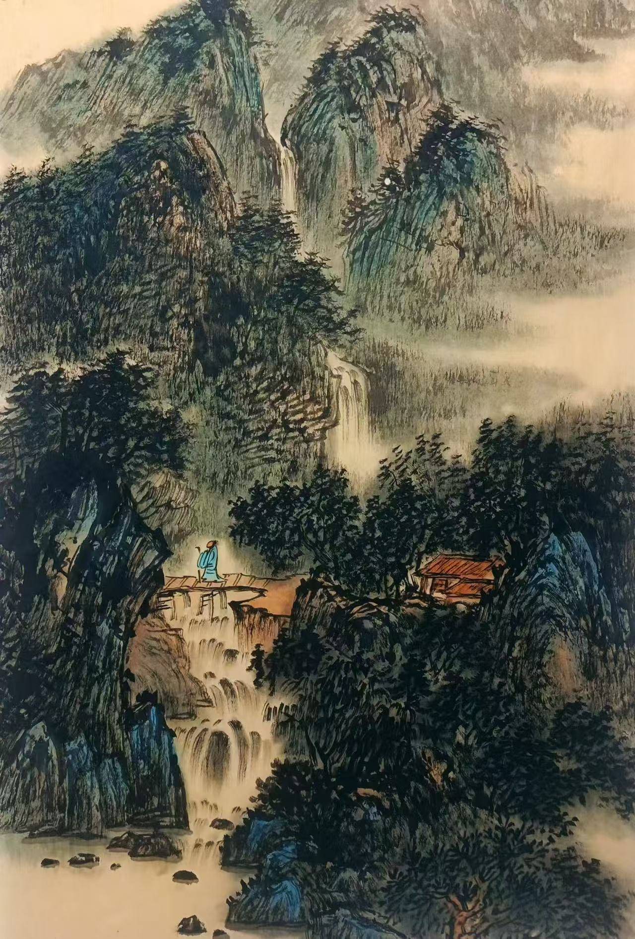 陕西省著名山水画家刘会军作品赏析