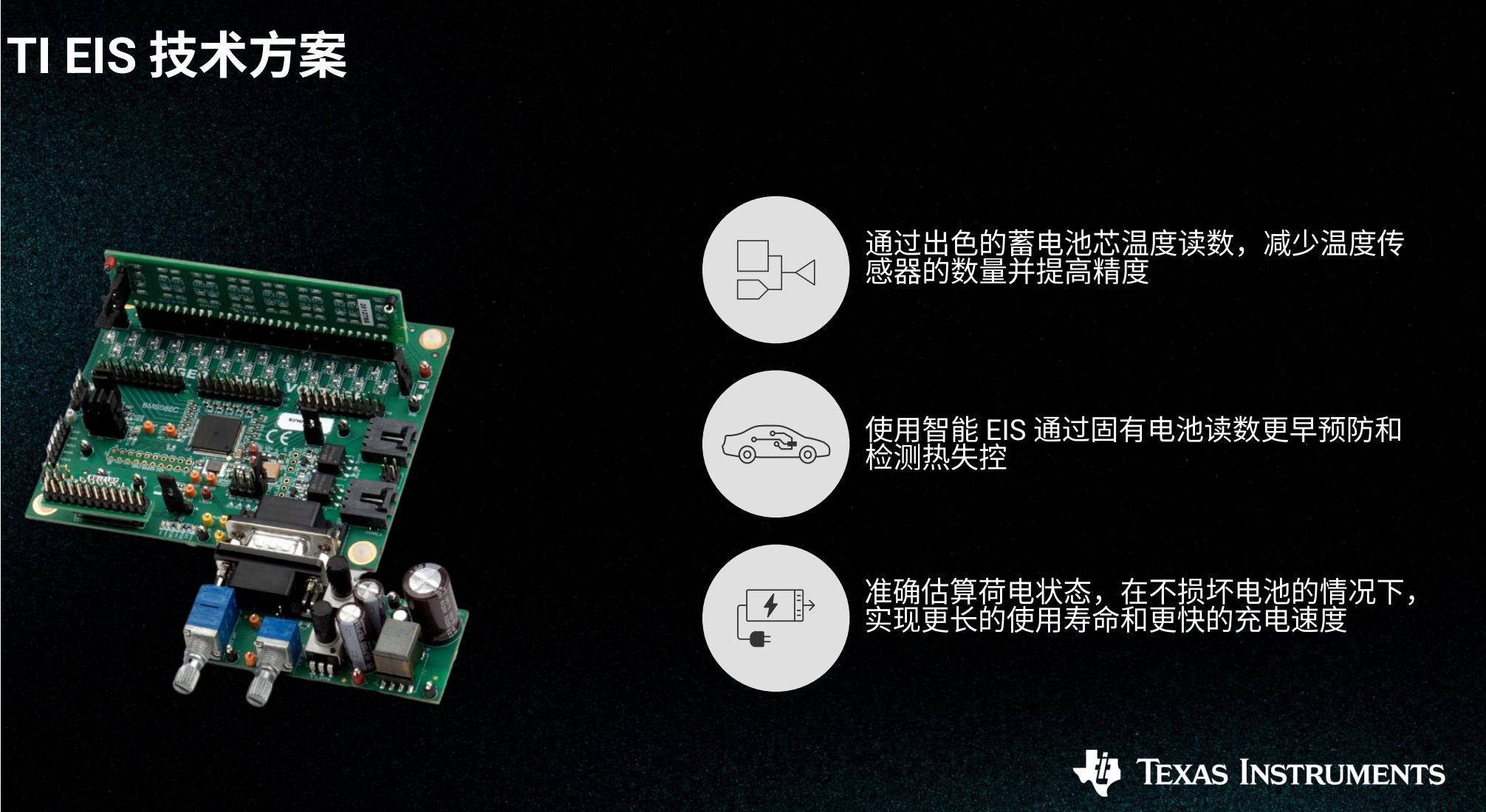 德州仪器押注下一代汽车电子：从BMS到软件定义汽车，系统级方案集中亮相