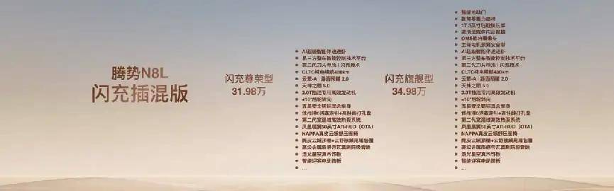 首搭AI超级智能体迪迪虾,腾势N8L纯电上市29.98万元起 首搭AI超级智能体迪迪虾,腾势N8L纯电上市29.98万元起