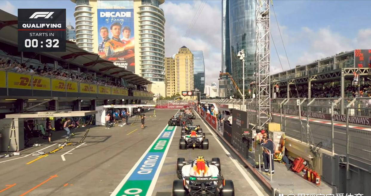 F1阿塞拜疆大奖赛排位赛综述:拉塞尔夺杆,佩雷兹意外出局