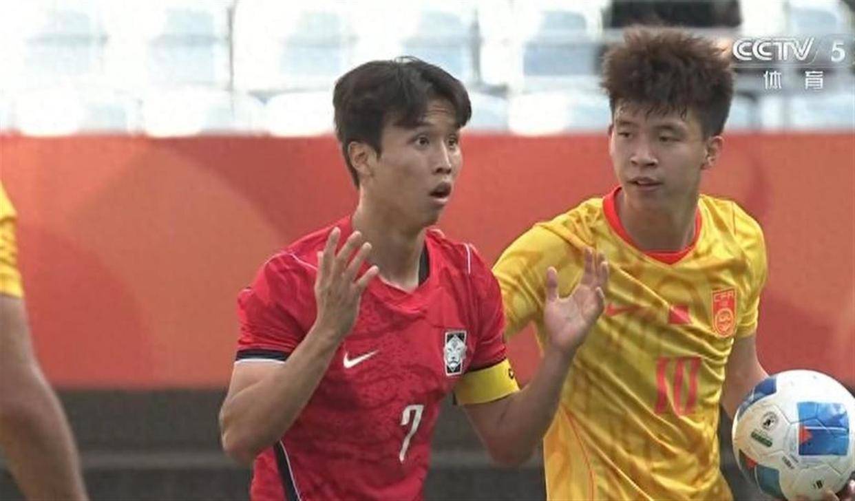 中国U23男足1-2输韩国，诞生以下这几个不可思议，韩国踢我们也挺费劲
