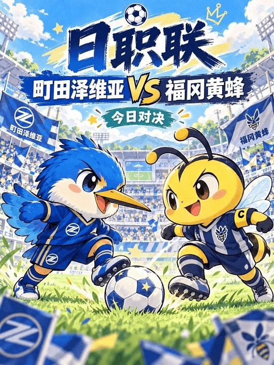 日职 町田泽维亚VS福冈黄蜂