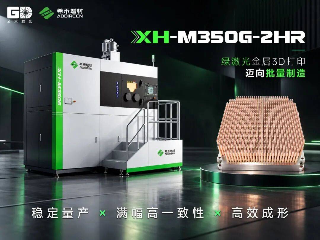 绿激光3D打印纯铜更好，但一定能打好？希禾增材阐述工程化与量产实践