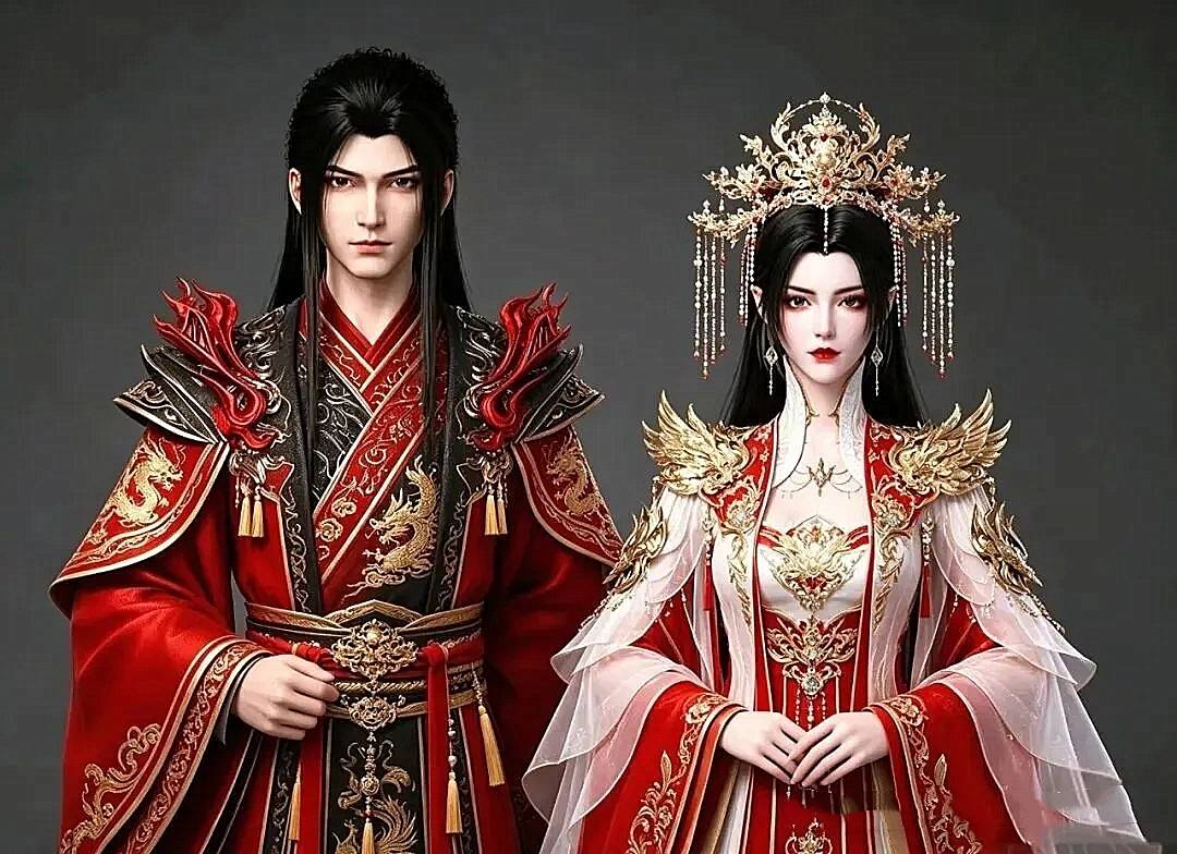 斗破苍穹最新情报！萧炎&彩鳞婚礼曝光，7星斗圣火灵仙子遭删除(图5)