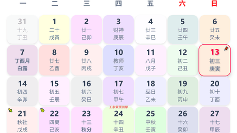 每日十二星座运程分析 2026.9.13