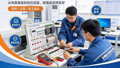 零基础学电工证在云南可行吗？双证培训助力入行就业