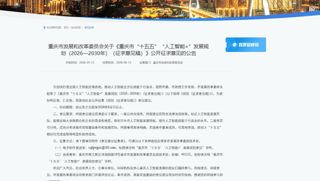 构建智能山城 重庆等你支招
