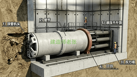 顶管工作井识图！