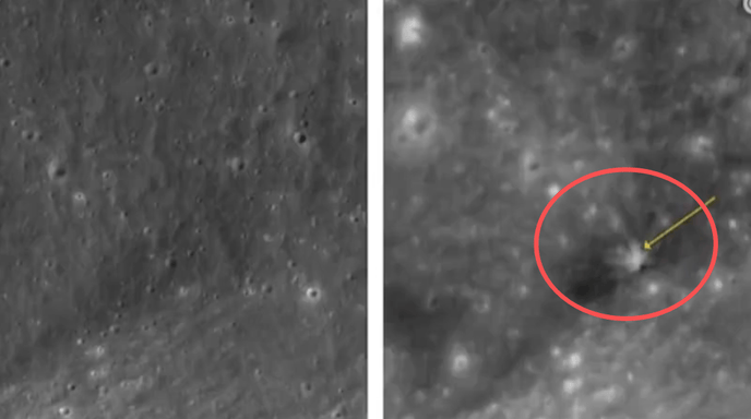 SpaceX火箭残骸撞击月球