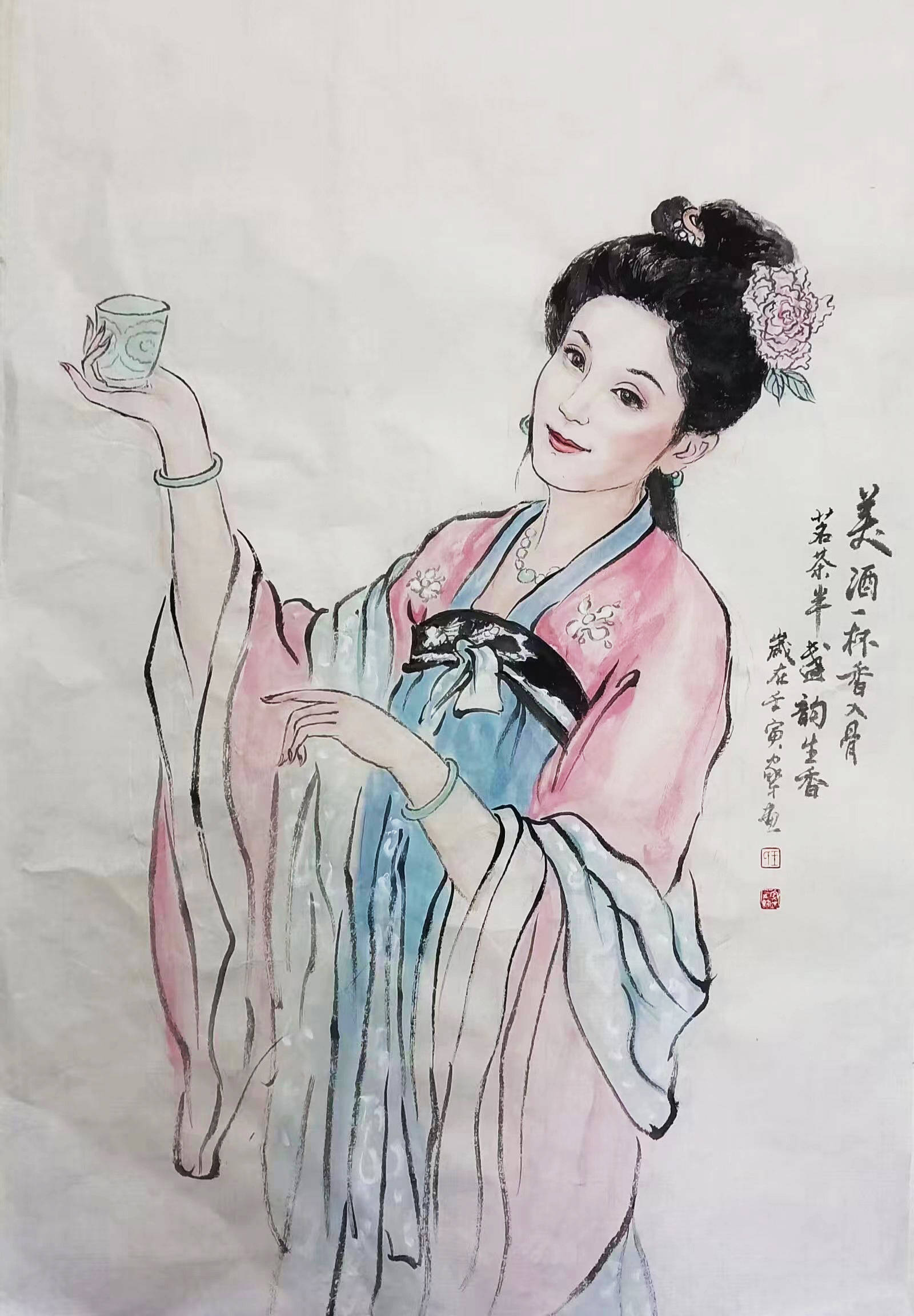 王家才女士国画作品欣赏 在未来的日子里