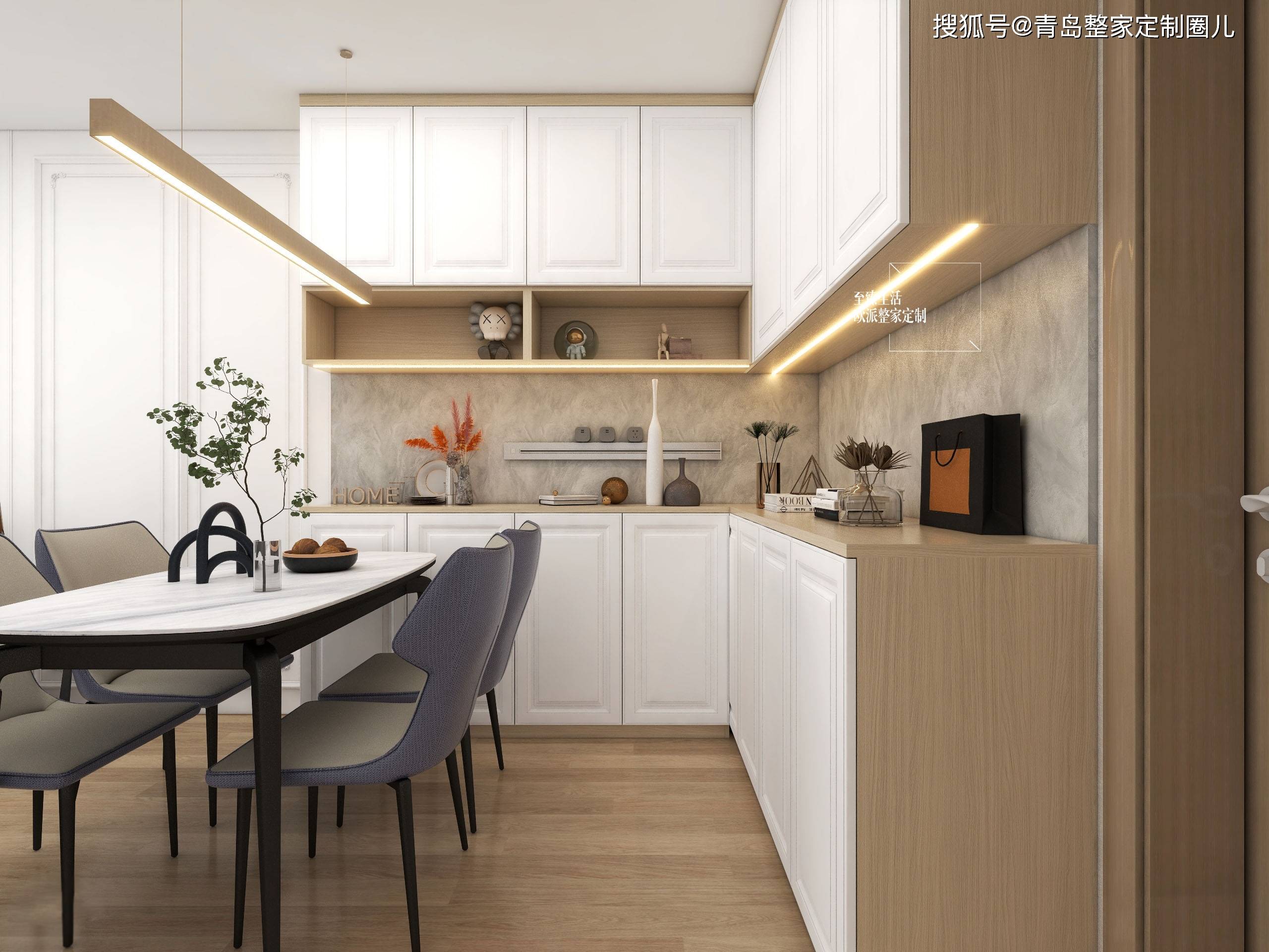 欧派设计转角型入户鞋柜效果图分享——青岛欧派全屋定制,打造家居新