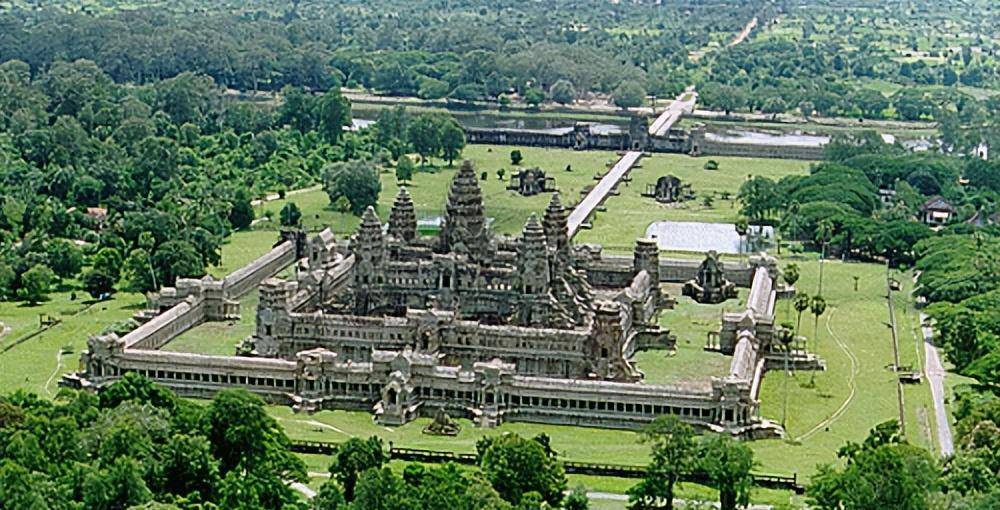 柬埔寨吴哥王朝_石块_网络_图片