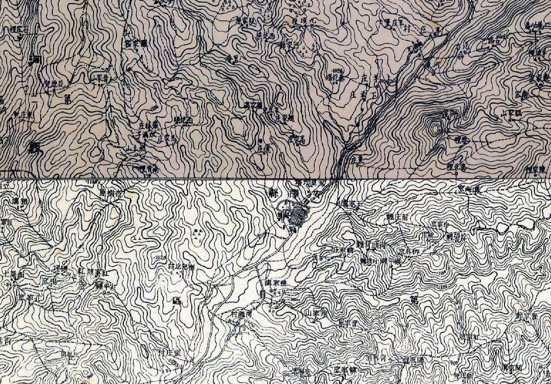山西临汾及周边二十县1938年高清地图,中国一词由此而来_曲沃_平阳
