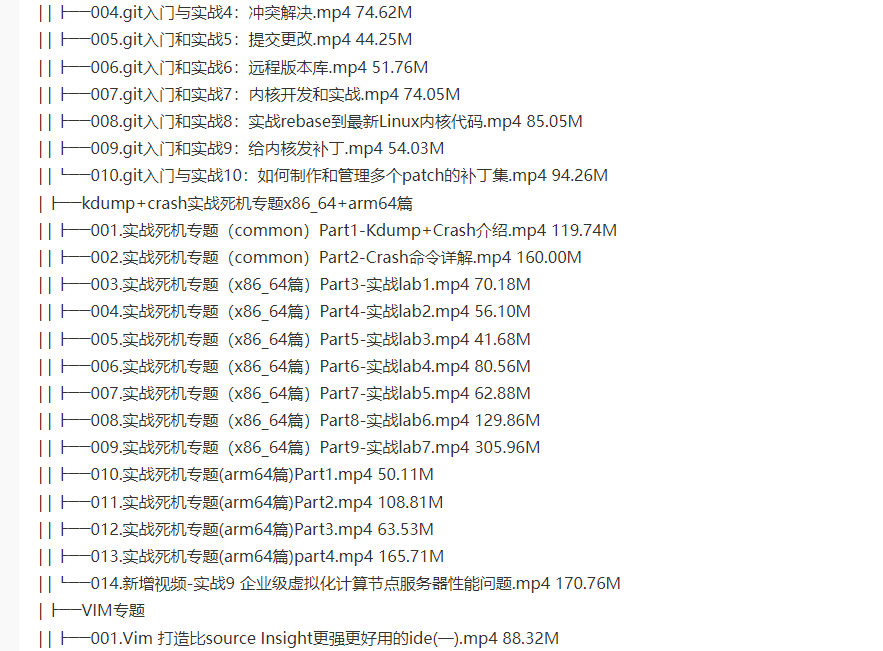 奔跑吧linux合集 4季 死機專題 vim git_管理_內存