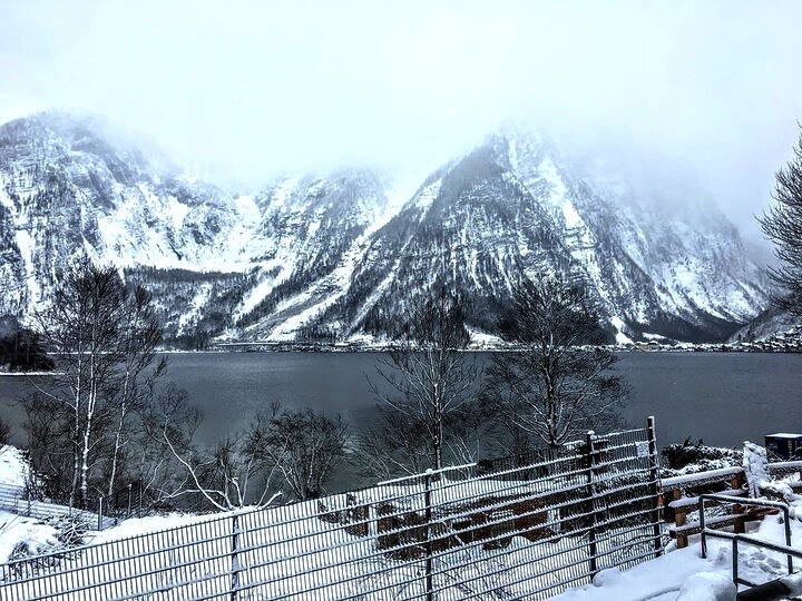 冰天雪地的童话小镇