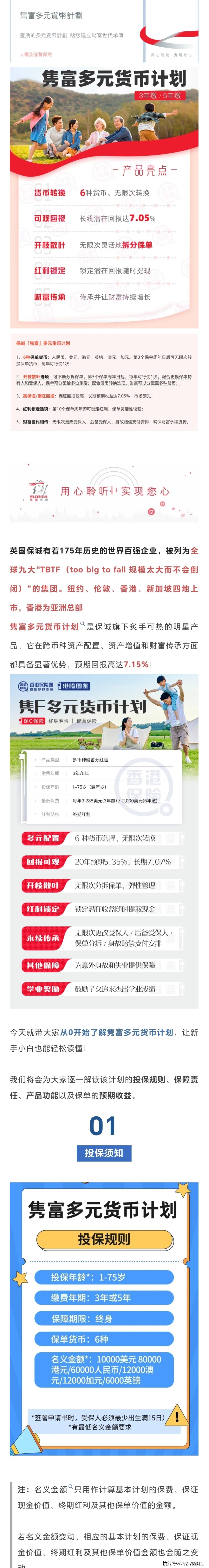 香港保诚隽富多元货币计划，详细解析_搜狐网