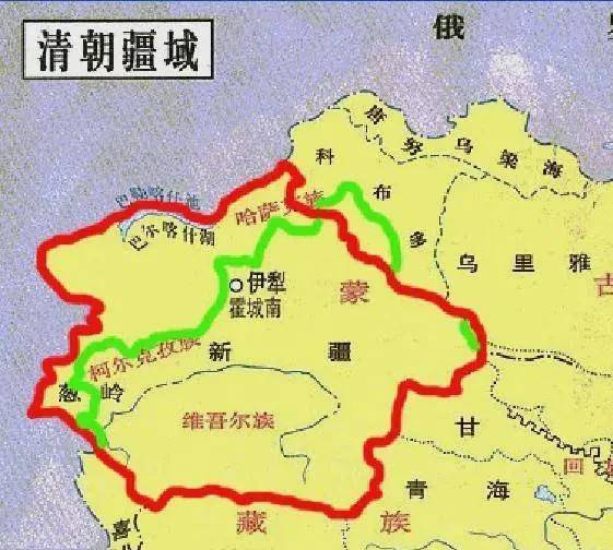 乾隆远征准噶尔部西北边疆统一之战,失而复得即为"新疆"_达瓦齐_清军