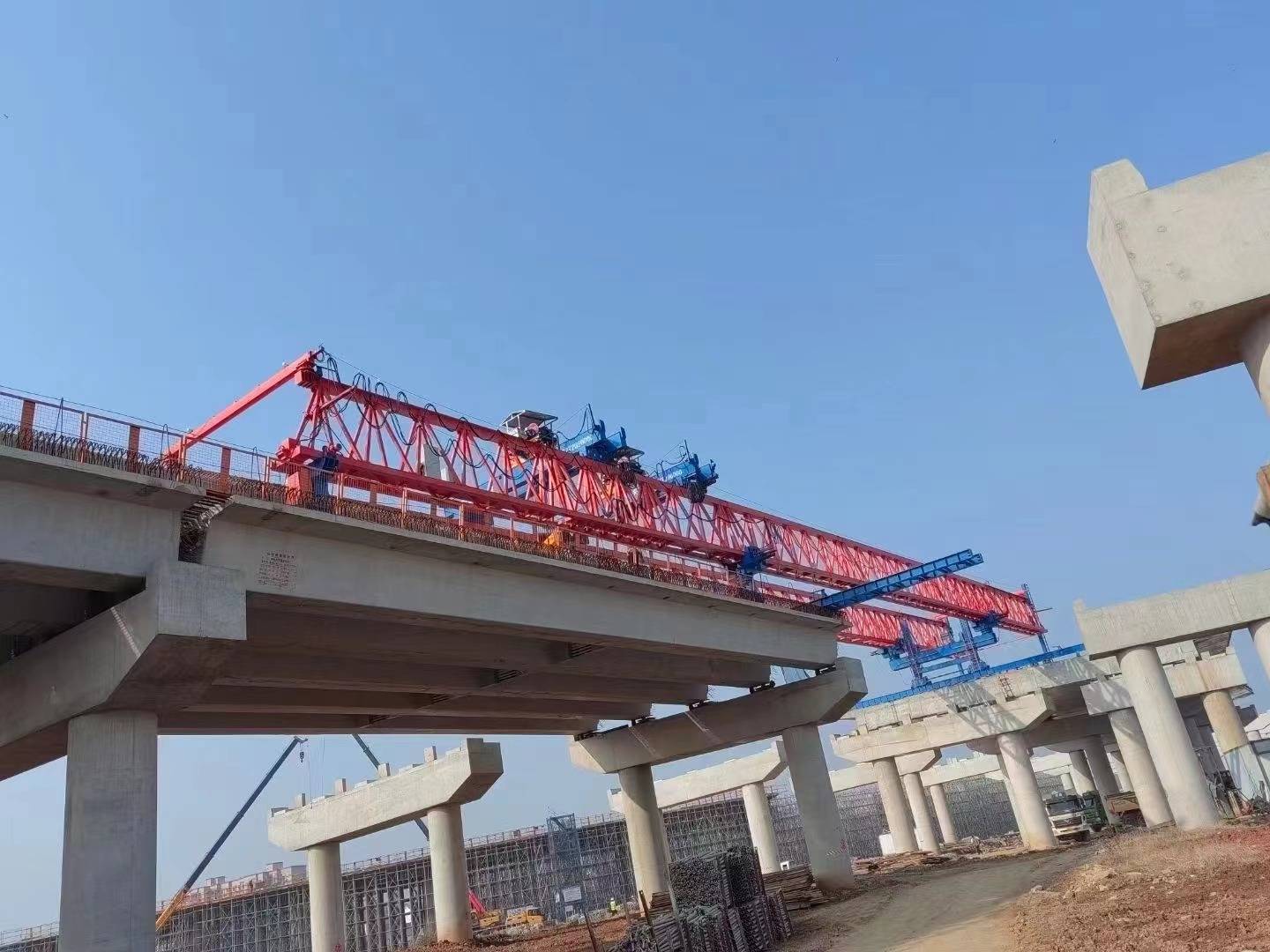 项目案例:河南铁山起重架桥机设备助力沙南高速顺利施工