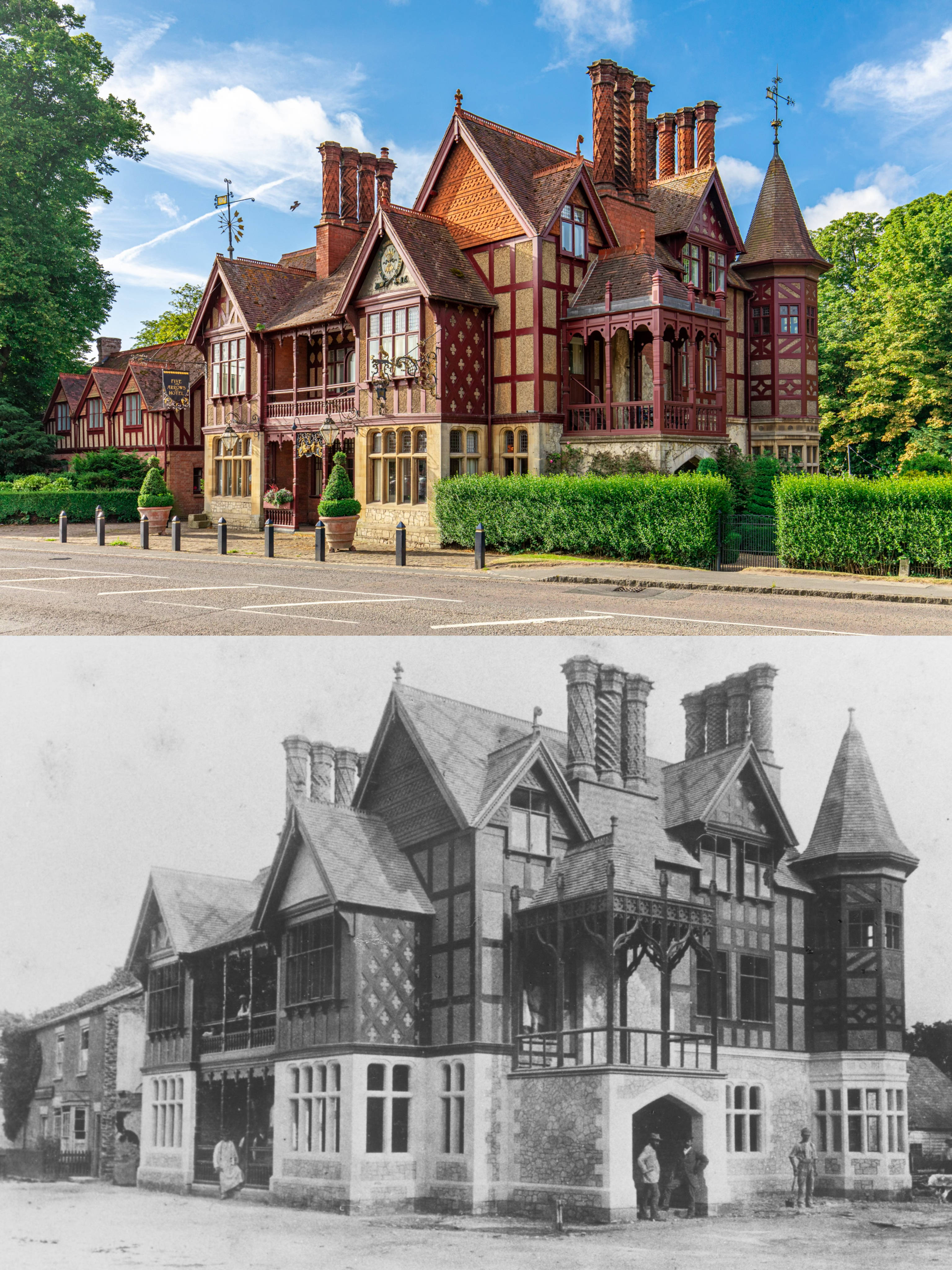 探索英国|waddesdon传奇庄园真实爱情故事_jack_elsie_arrows