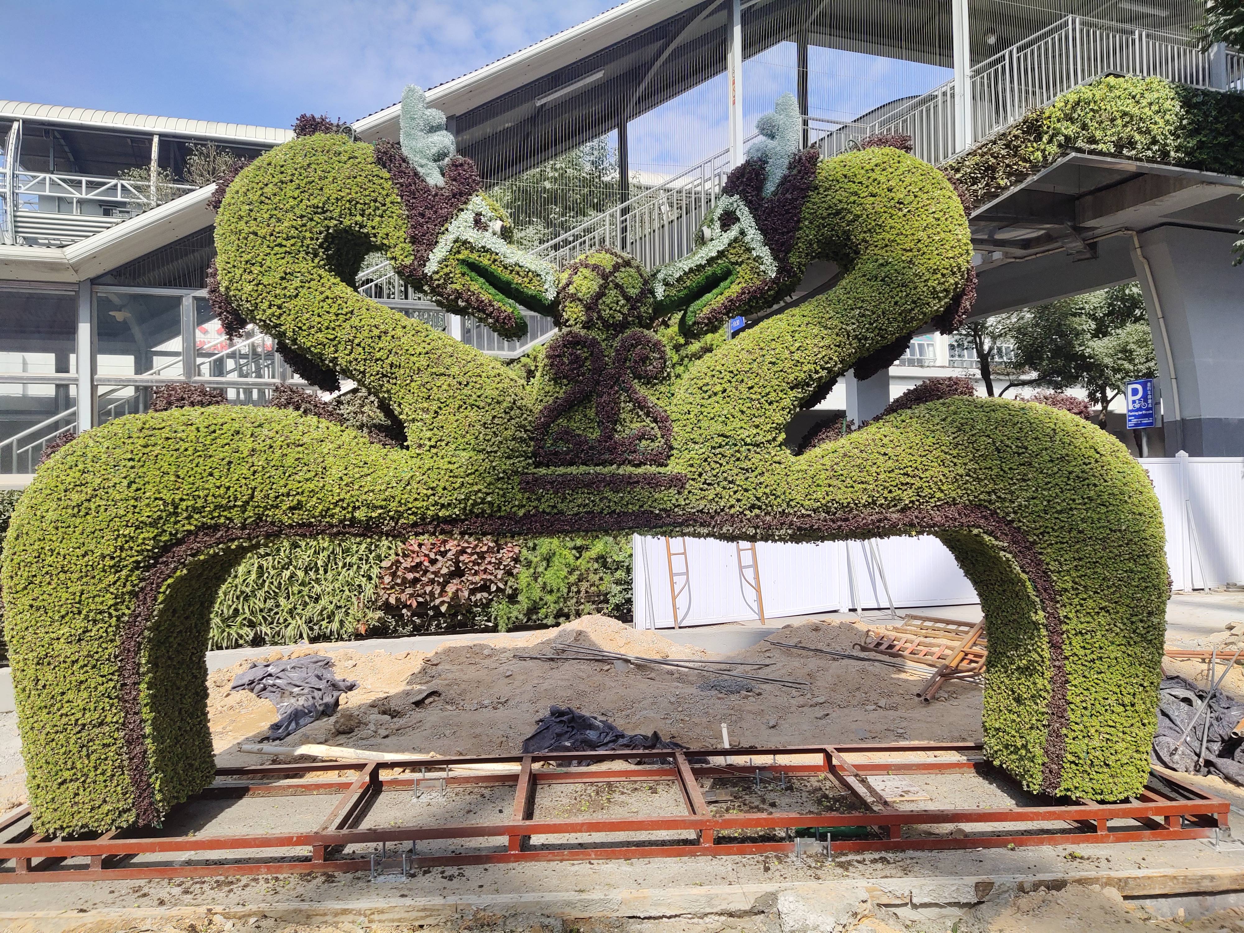 会河南创意五色草花木有限公司----防真绿雕行业中的佼佼者_服务_绿色