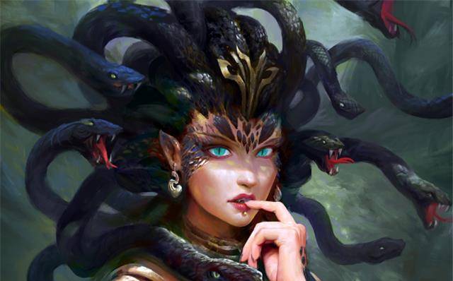神话中美杜莎天生貌美,每一个看到她眼睛的人都会被她的美貌所诱惑