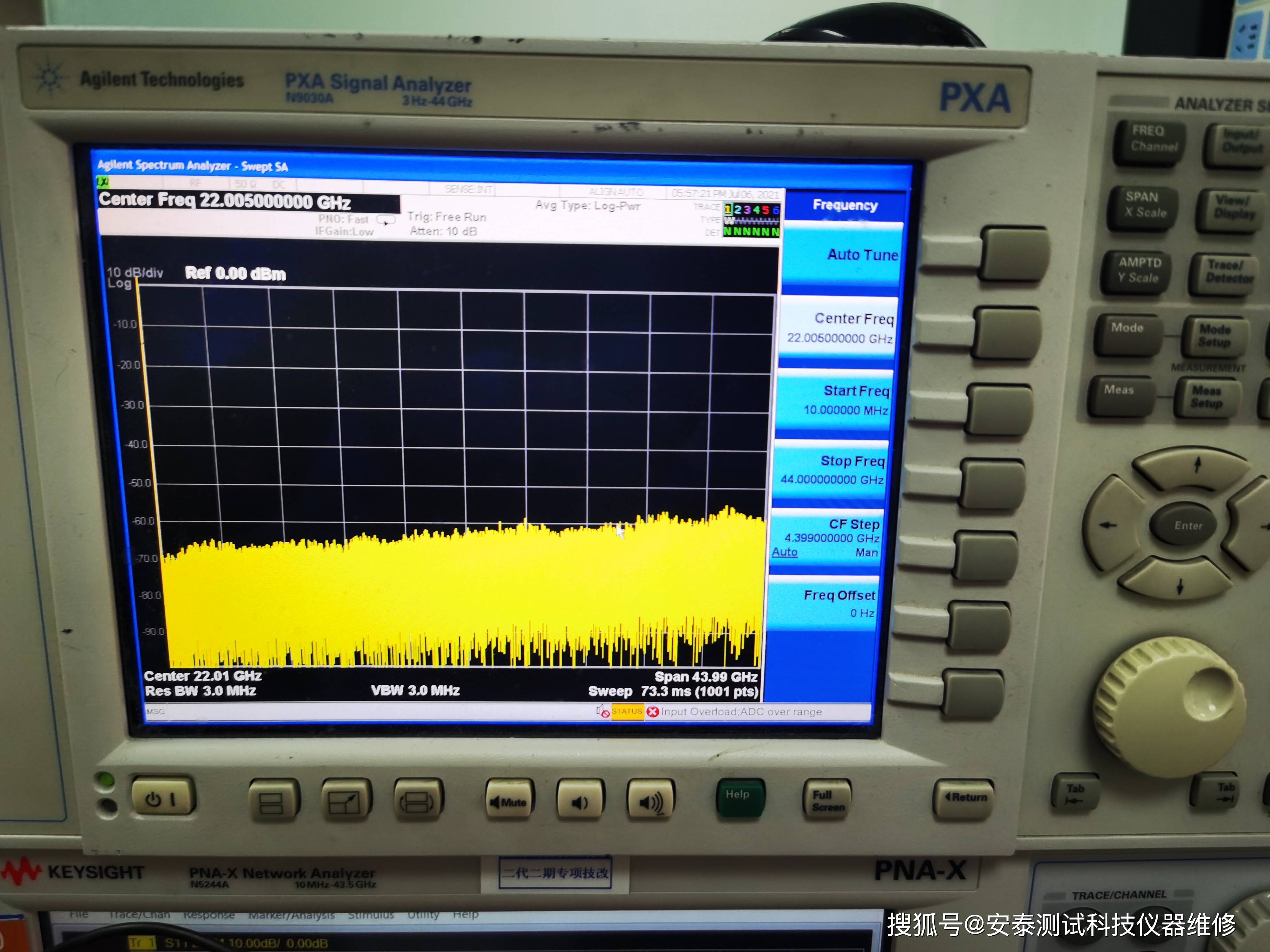 keysight是德频谱分析仪n9030a微波开关损坏与混频板损坏维修_仪器