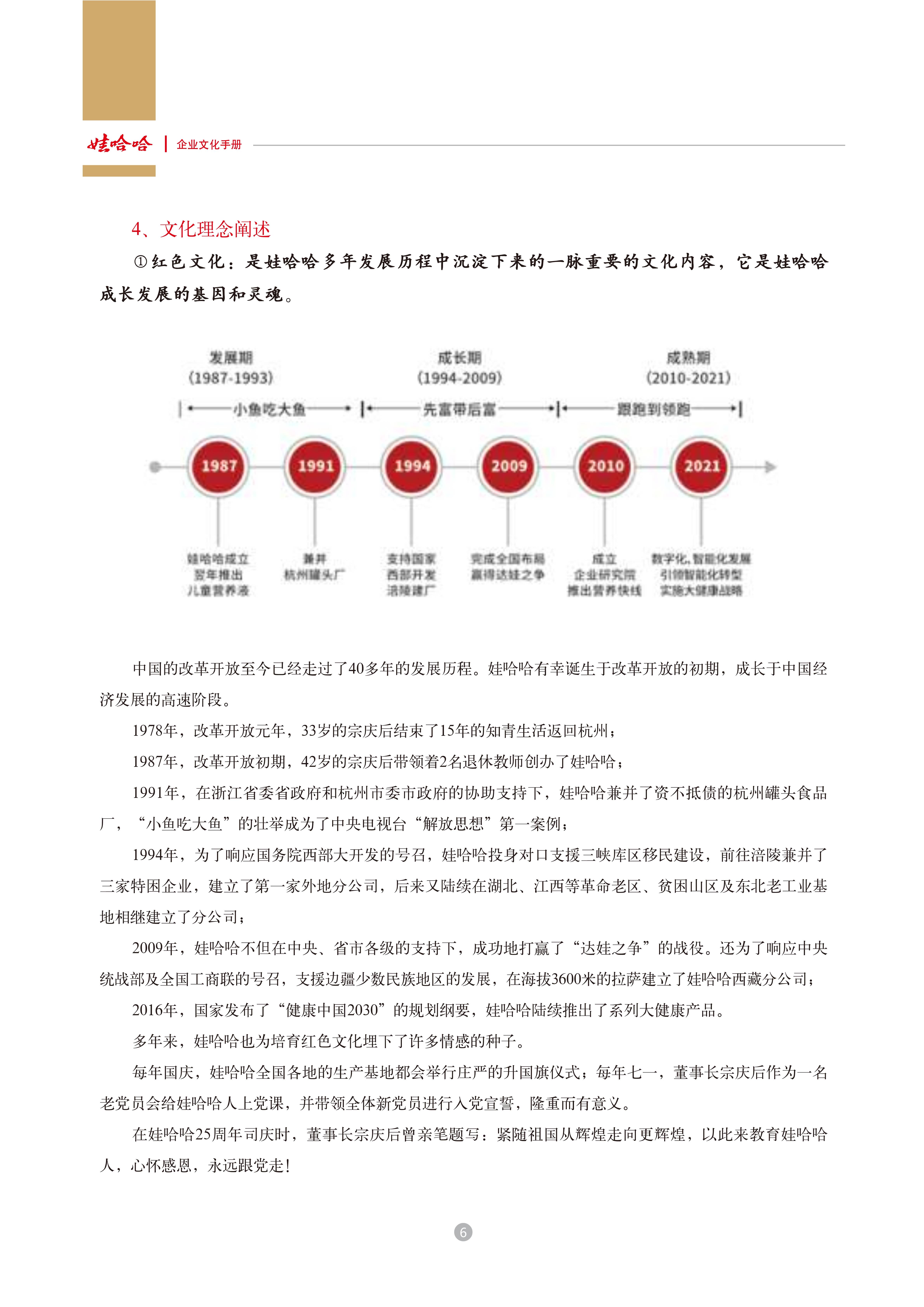 娃哈哈：娃哈哈集团企业文化手册