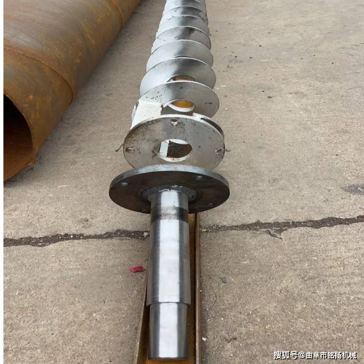 双出料口不锈钢颗粒粉末送料机螺旋杆式输送机粪便专用螺旋提升机