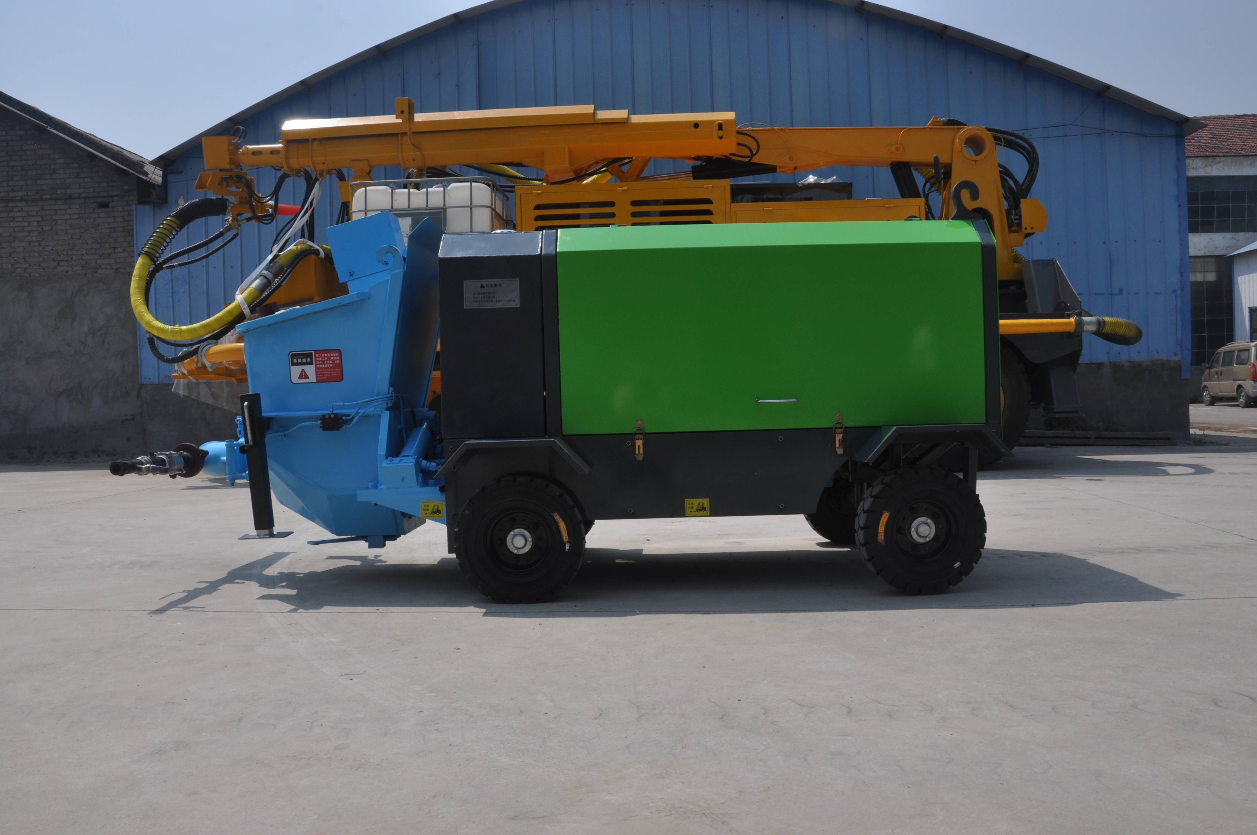 液压湿式护坡混凝土喷浆机 基坑支护湿喷机工作原理与使用方法